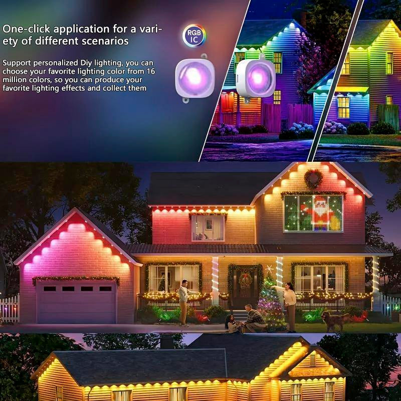 Whatook Permanent Outdoor Lights RGB, Decor Smart APP & Remote Control