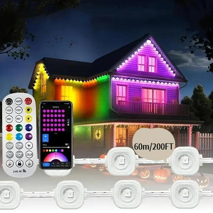 Whatook Permanent Outdoor Lights RGB, Decor Smart APP & Remote Control