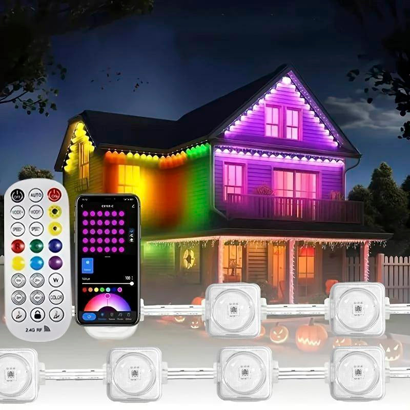 Whatook Permanent Outdoor Lights RGB, Decor Smart APP & Remote Control